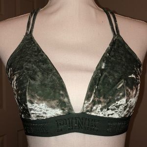 Victoria secret•Pink velvet bralet